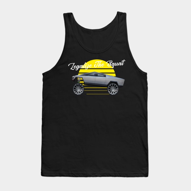 SQUATTED TRUCK T-SHIRT Tank Top by Cult Classics